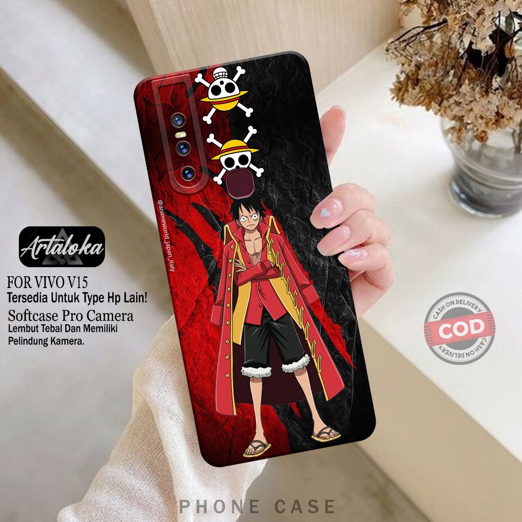 Softcase Hp VIVO V15 Fashion Case Anime Case VIVO V15 Silikon TPU Pro Camera Casing VIVO V15 Cover H