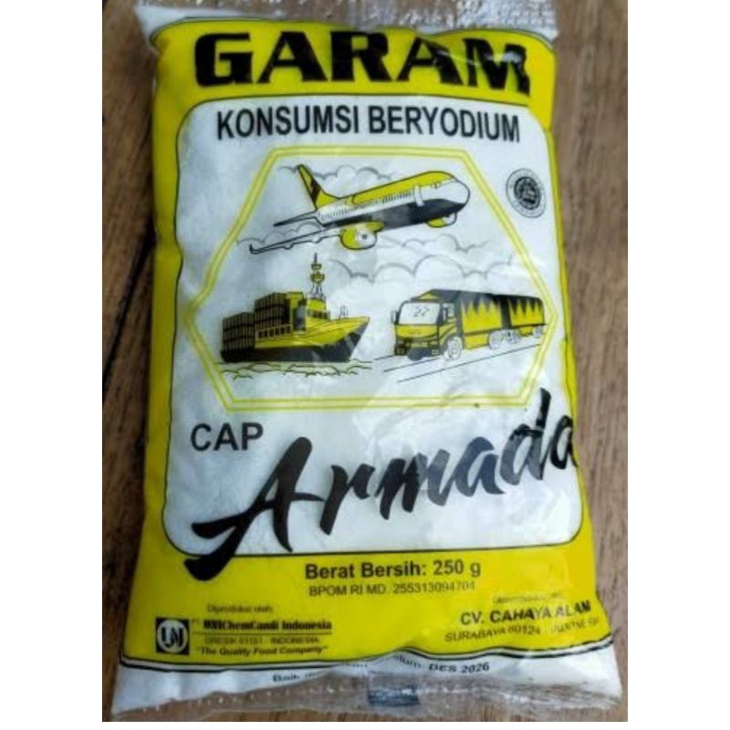 

Garam beryodium Asli/Cap Armada 250 gram