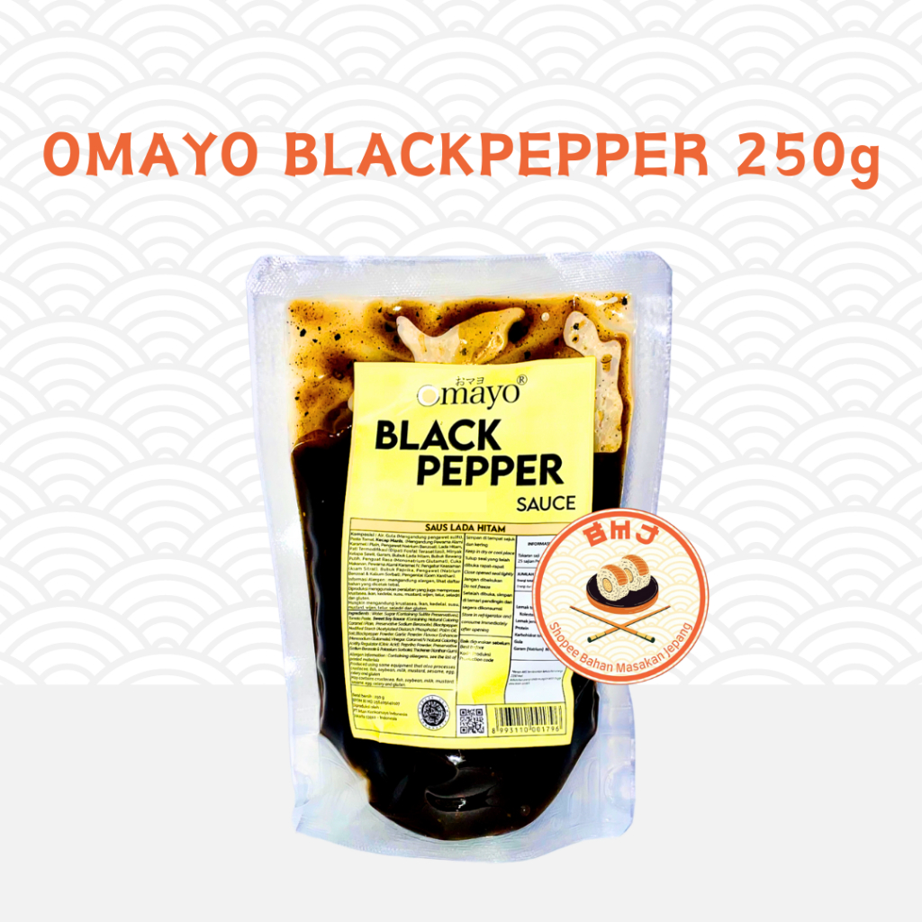 

Omayo Blackpepper Sauce 250g - Saus Lada Hitam ala Resto