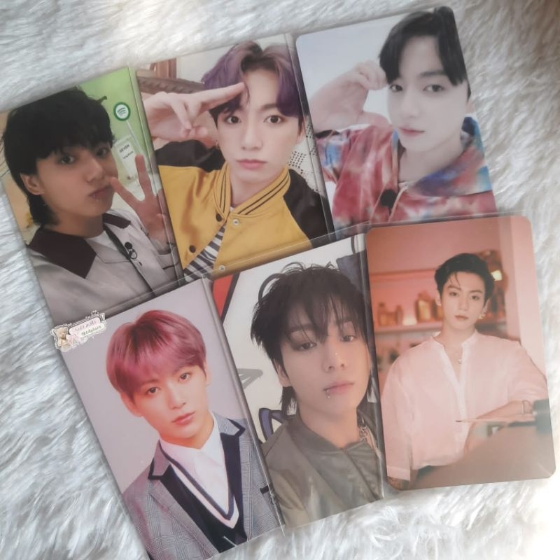 Photocard jungkook official golden LD hybe pws proof osis rpc deco kit