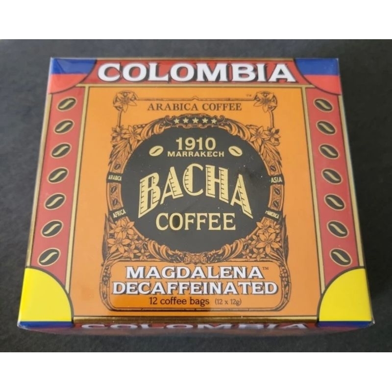 

Bacha Coffee Colombia Magdalena Decaffeinated 12 Coffee Bags