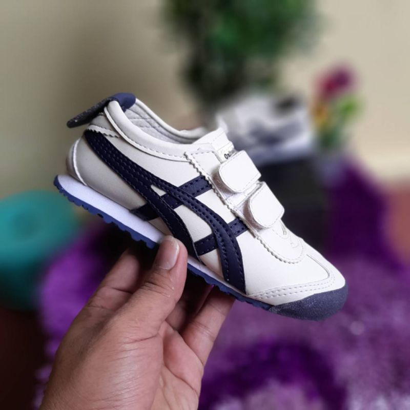 SEPATU SNEAKERS ANAK PEREMPUAN / SEPATU OUNITSUKA TIGER ANAK / SEPATU OUNITSUKA TIGER VELCRO KIDS / 