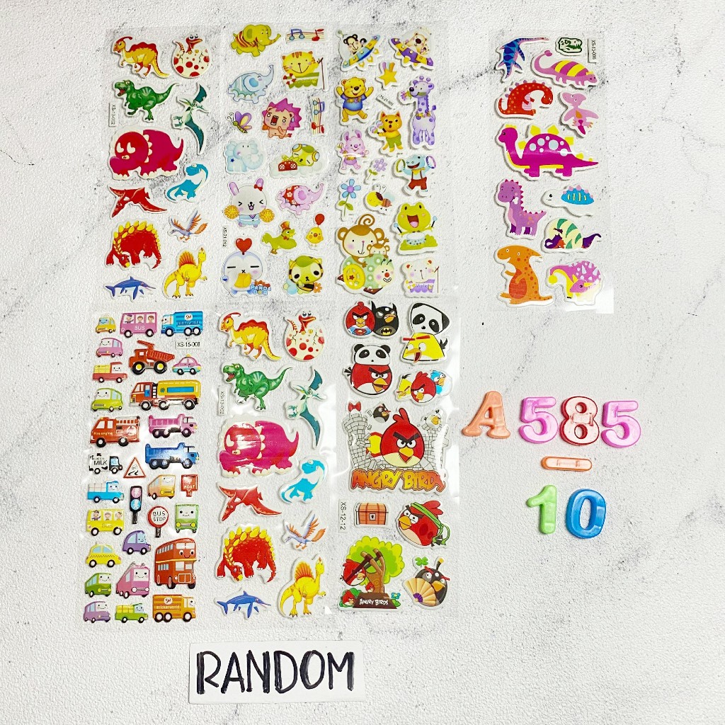 

STIKER KARAKTER LUCU TRANSPARAN STIKER KARTUN MURAH RANDOM GROSIR LUSINAN MURAH