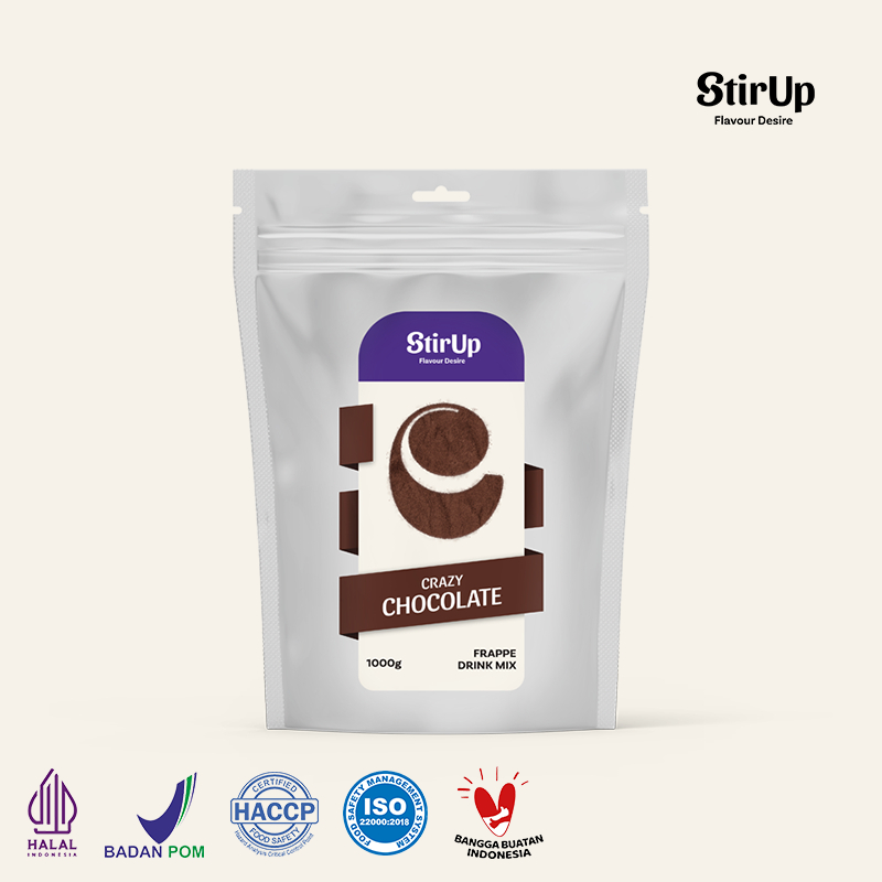 

StirUp Crazy Chocolate - Frapper Powder Rasa Cokelat