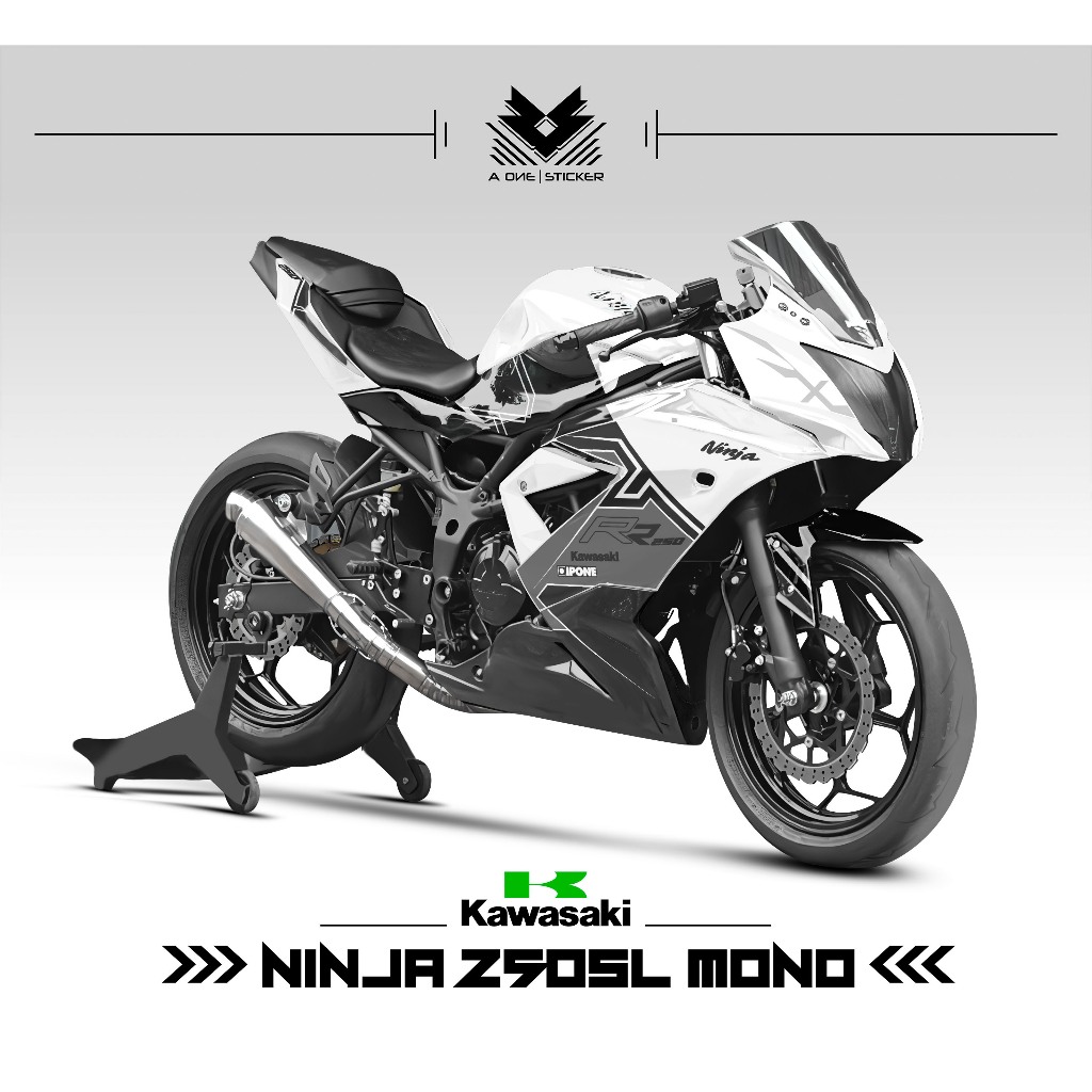 STRIPING NINJA 250SL MONO MOTIF 8 / STICKER / NINJA250RR MONO / 250 / RR MONO / 250SL / 250RR MONO /