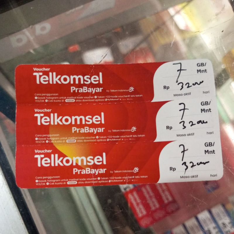 voucher Telkomsel 7 GB 7 HARI