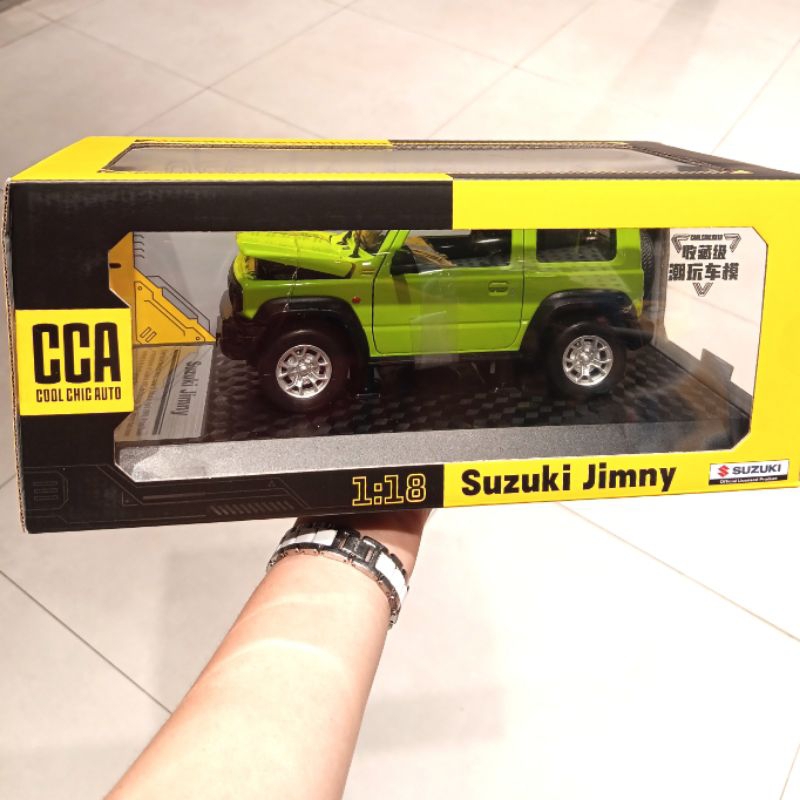 DIECAST CCA SUZUKI JIMNY 1:18 GREEN