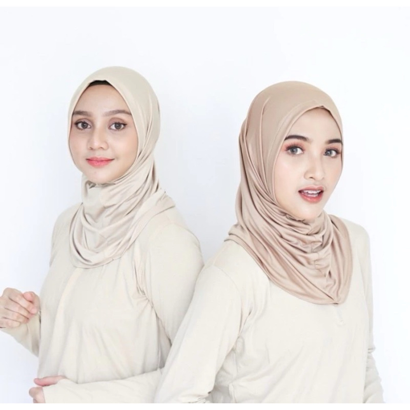 Hijab Bergo Sport  Non Pet /Jilbab Sport - Jilbab Olahraga Non Pet