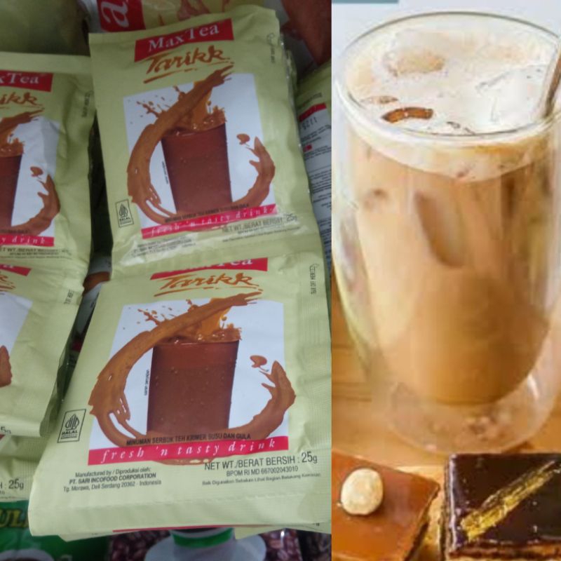 

MAX TEA Teh Tarikk ala Malaysia Renceng isi 10 saset