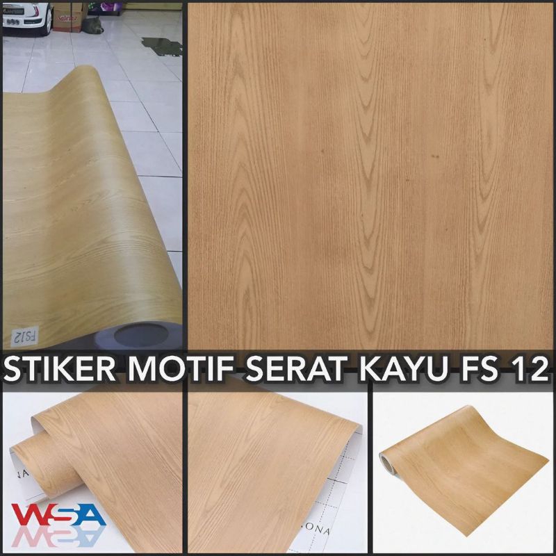 stiker / sticker motif kayu pvc sheet sticker pelapis furniture lemari meja taco sheet