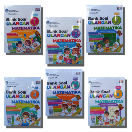 Bank Soal Ulangan Matematika Kurikulum Merdeka SD/MI Kelas 1 2 3 4 5 6 Semester 1 & 2