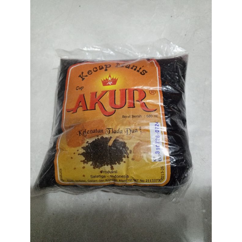 

Kecap Manis cap"AKUR" khas Salatiga