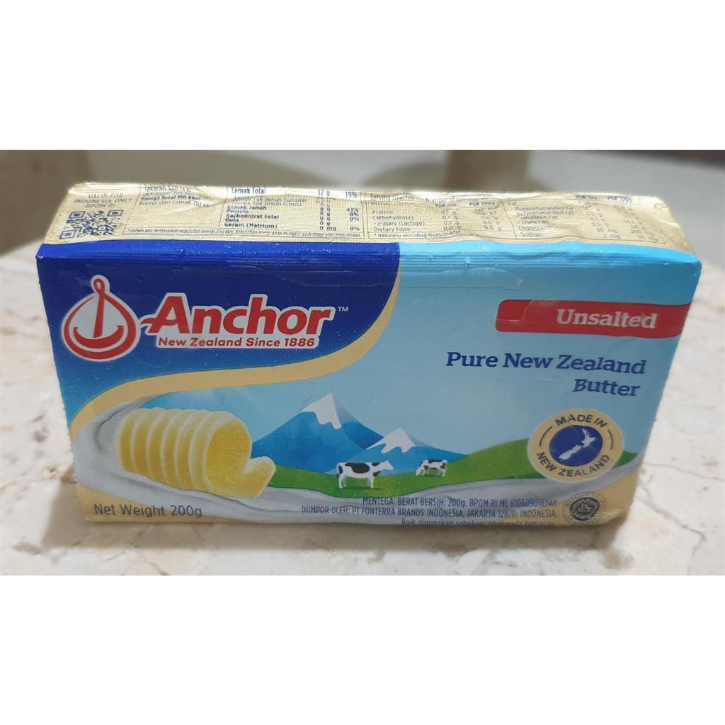 

Anchor Butter Salted Unsalted 200gr MPASI