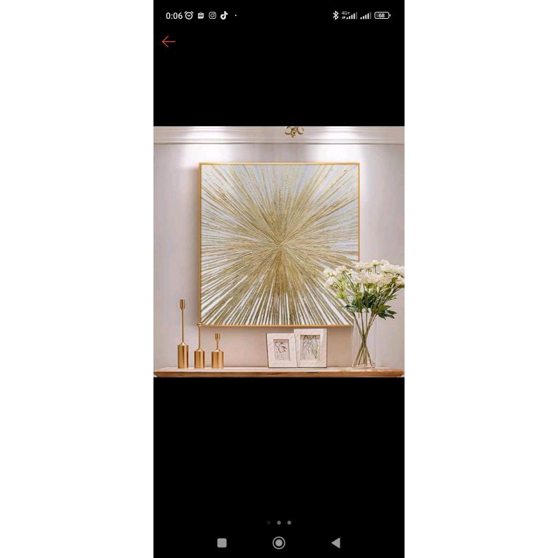 lukisan abstrak minimalis modern