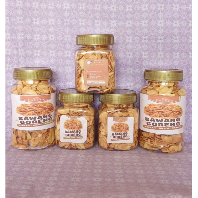 

BAWANG PUTIHG GORENG TANPACAMPURAN TEPUNG ,FULL DAGING BAWANG..