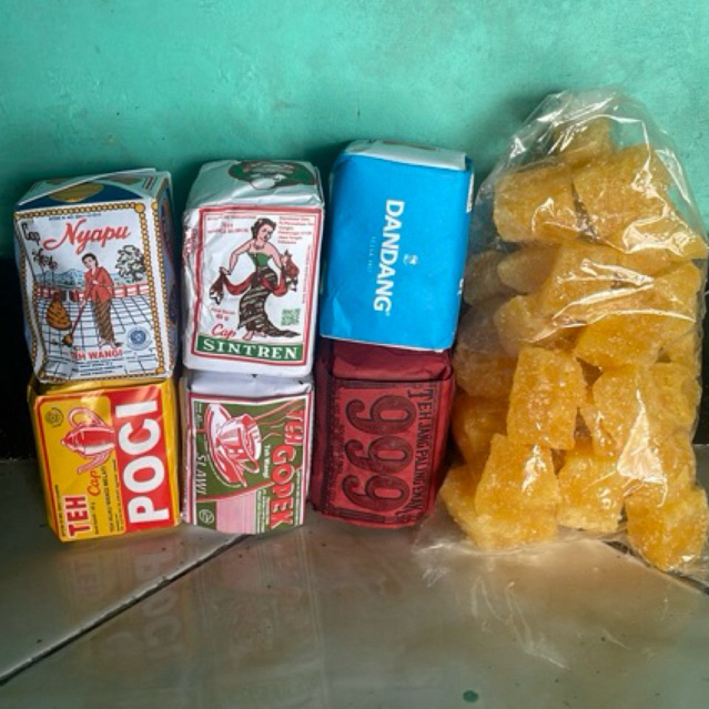 

paketan teh racik solo dan gula batu