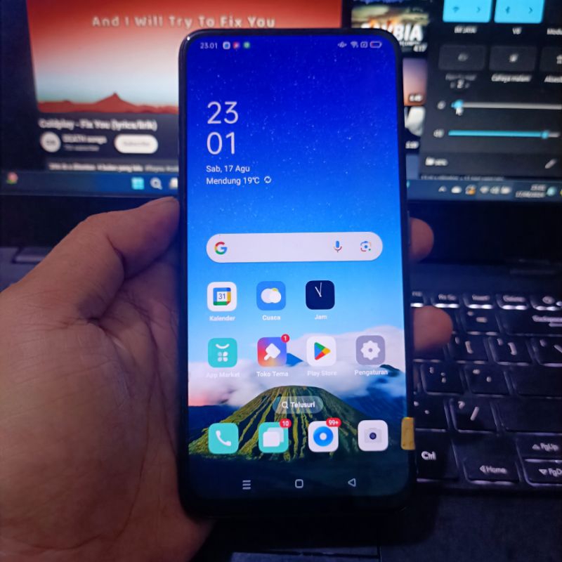 Oppo f11 Pro Camera Pop Up Ram 6/64 GB Antik No Minus Garansi