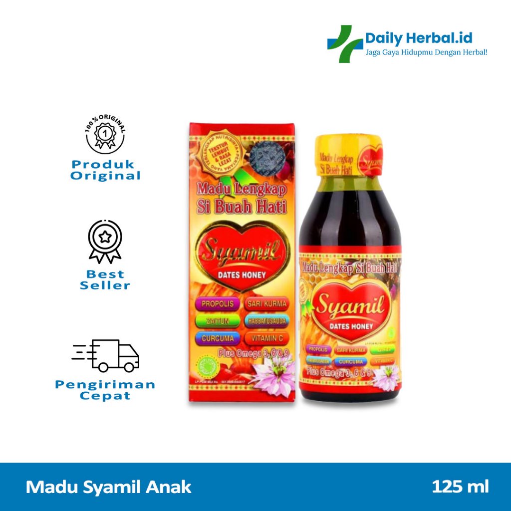 

SYAMIL - Dates Honey Madu Anak Si Buah Hati 125ml