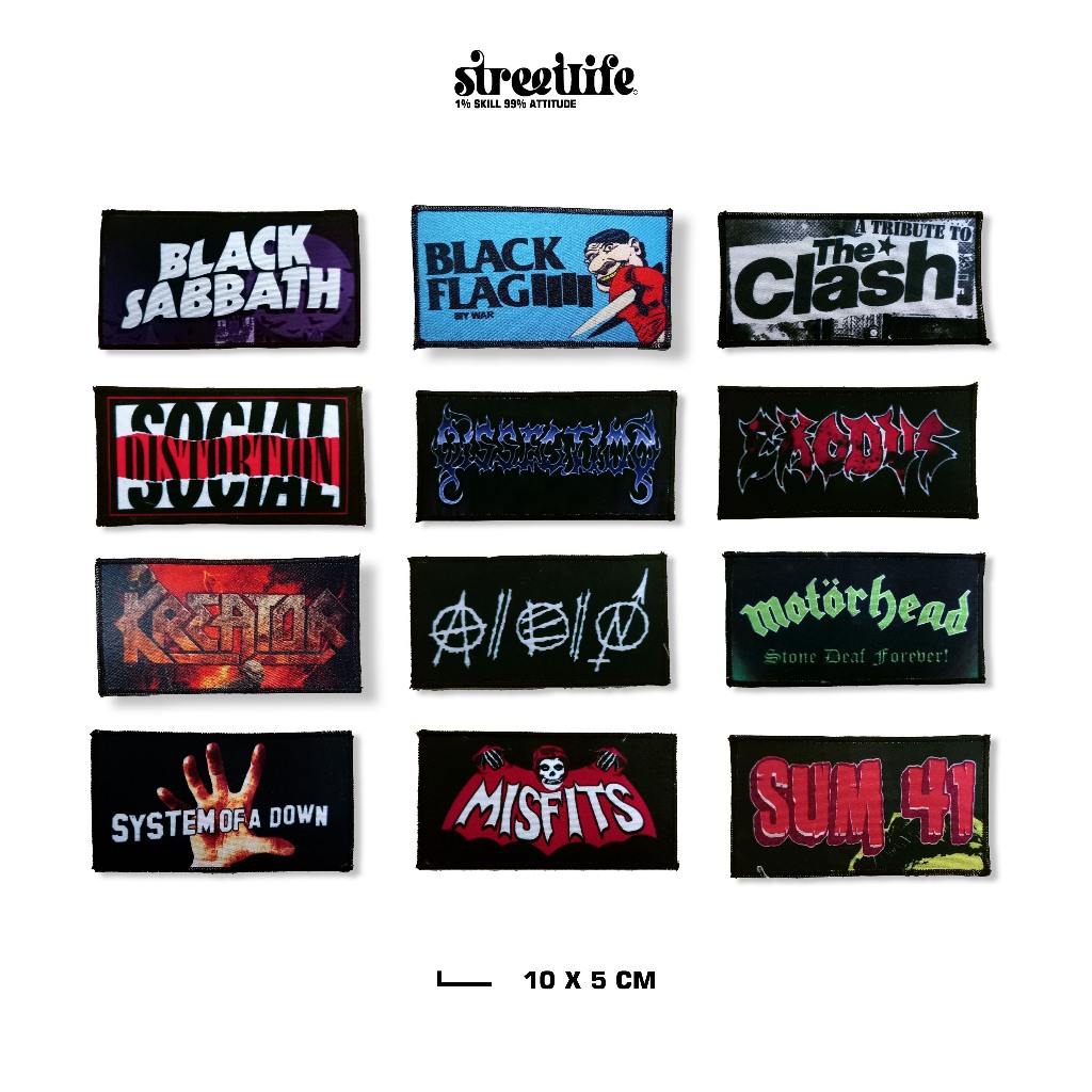 ENBLEM PATCH / PATCH FULL PRINT / PATCH BAND METAL / PATCH BAND PUNK / EMBLEM PATCH CUSTOM