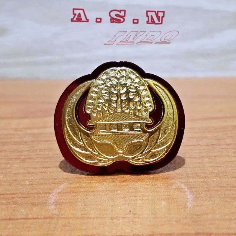 Lencana Korpri Asn Akrilik Bahan Cor Pin ASN Pin Pns P3K Pin Korpri