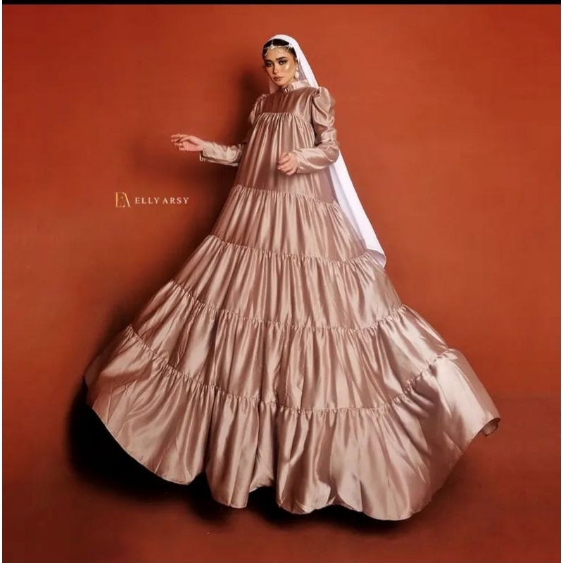 Syahila dress umpak by Elly Arsy Premium
