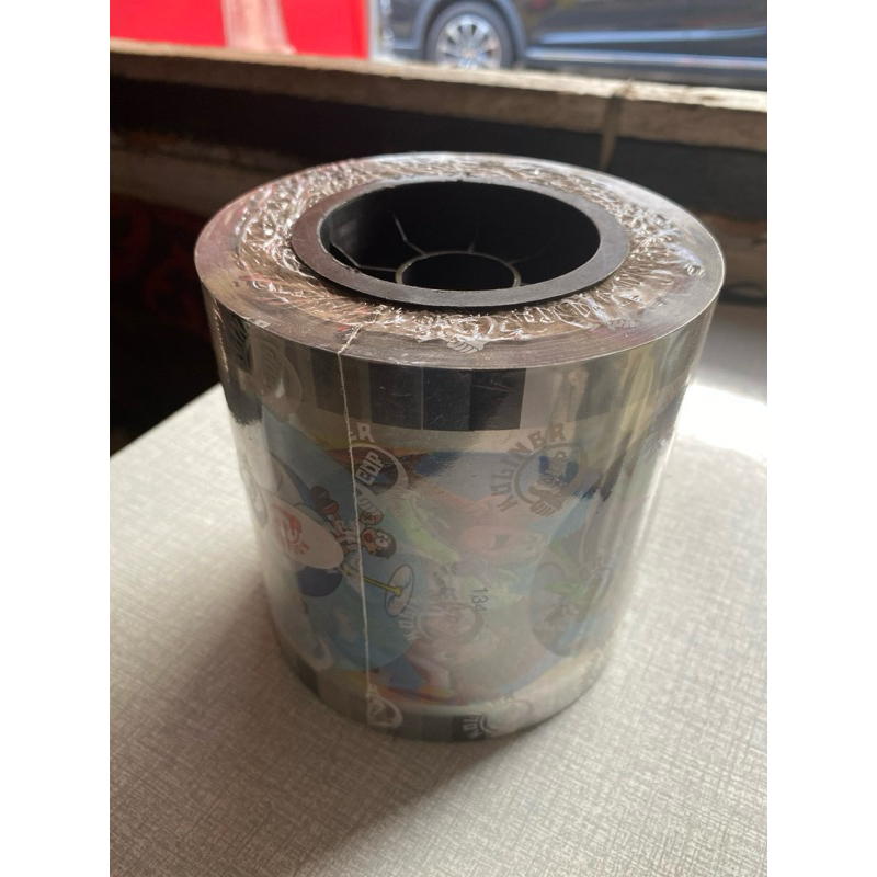 roll plastik tutup gelas mesin press