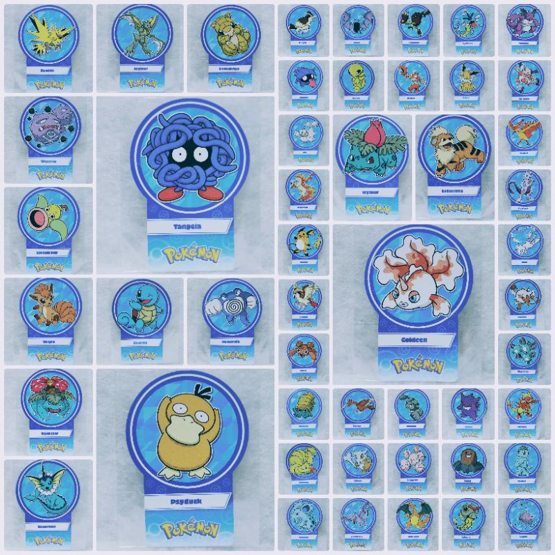 Kartu Pokemon Choki Choki Biru Biasa