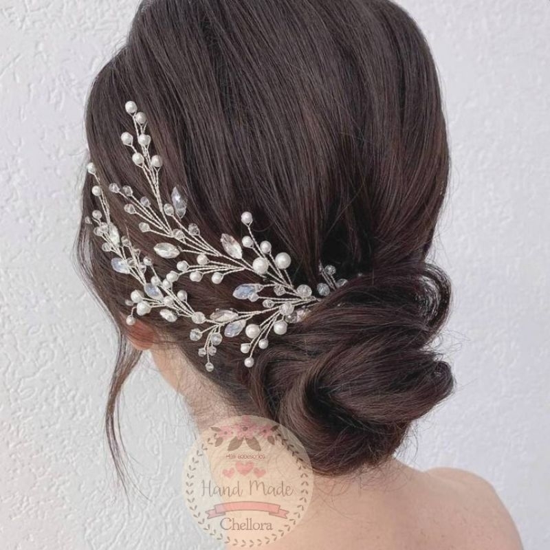 Aksesoris untuk rambut / hijab wedding bridesmaid hijab