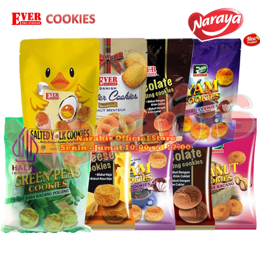 

EVER DELICIOUS COOKIES 150gr - 350gr