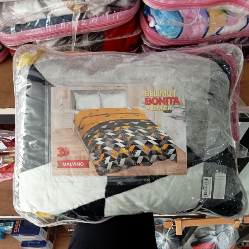 Selimut BONITA PREMIER Selimut bulu Ukuran 160x200 Original