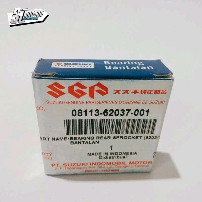 Kelahar Bearing Laher SGP 6203 Original Suzuki 08113-62037-001