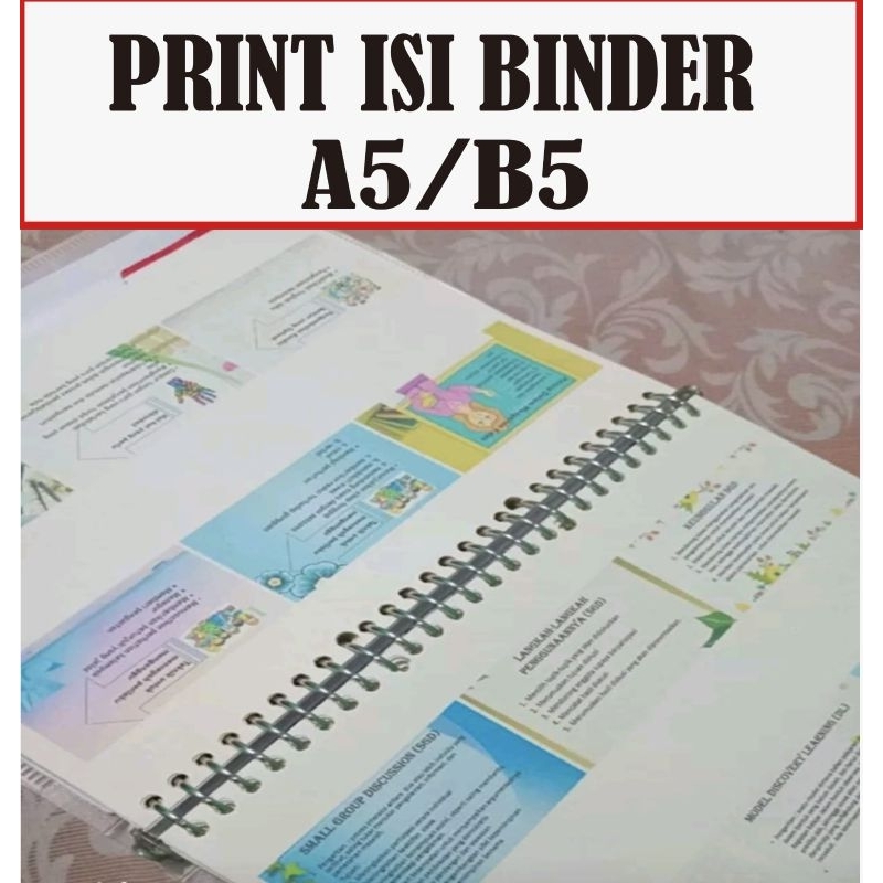 

PRINT ISI BINDER A5/B5