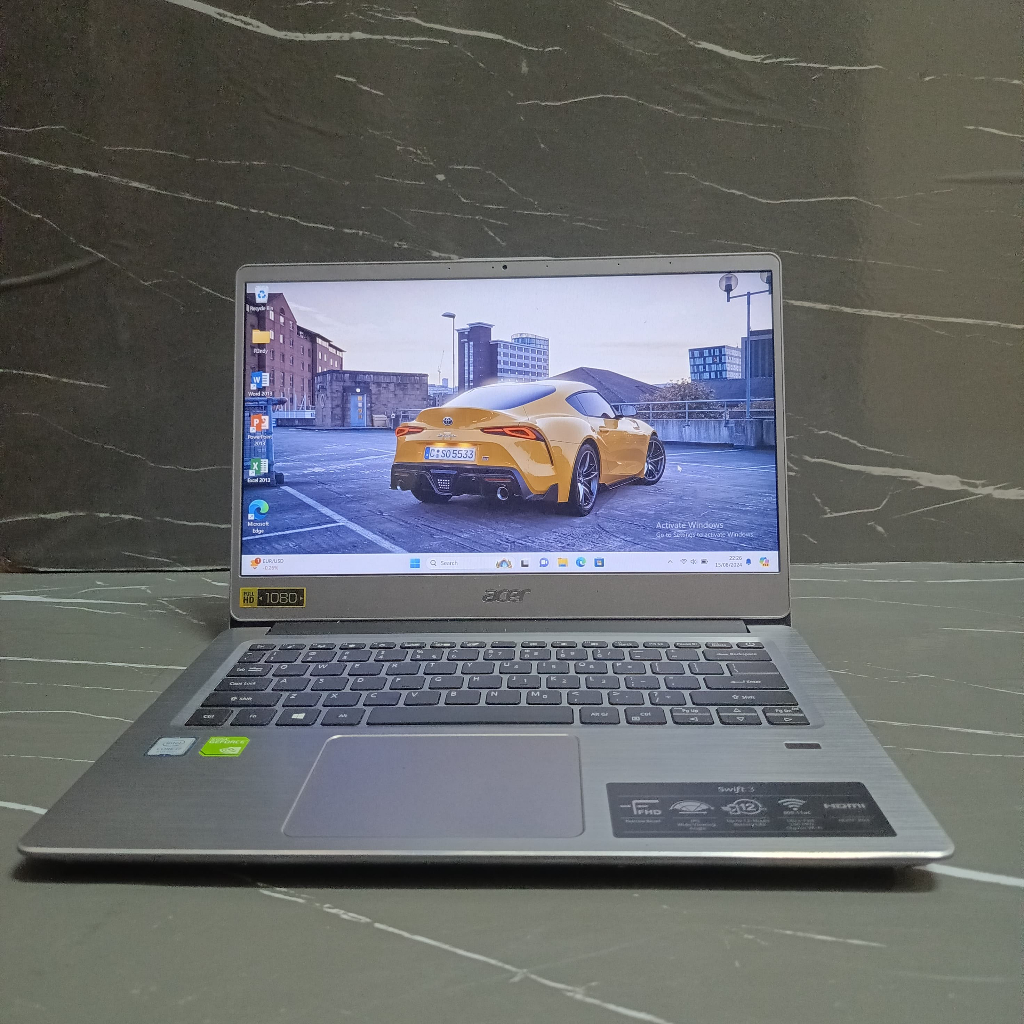 Laptop Dual VGA RAM 8GB SSD 256GB Murah Acer Swift 3 SF314-56G 17 - 8565U Nvidia GeForce MX 250 Mura
