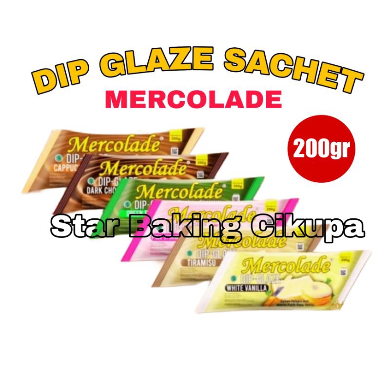 

DIP GLAZE MERCOLADE SACHET 200gr Murah