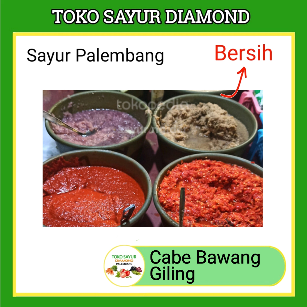 

Cabe Giling Bawang Giling Merah Putih Per Bks - palembang