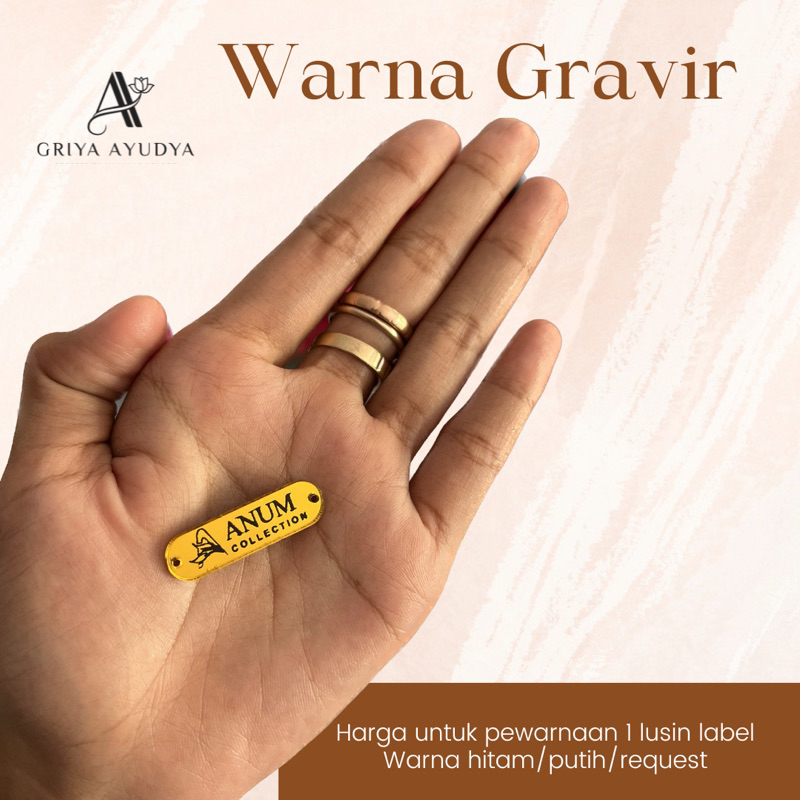 

Warna untuk gravir label