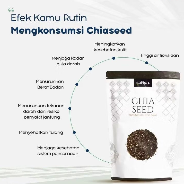 

Chiaseed Organik 500gr Black Chia, Chiaseed Chiajoy Original