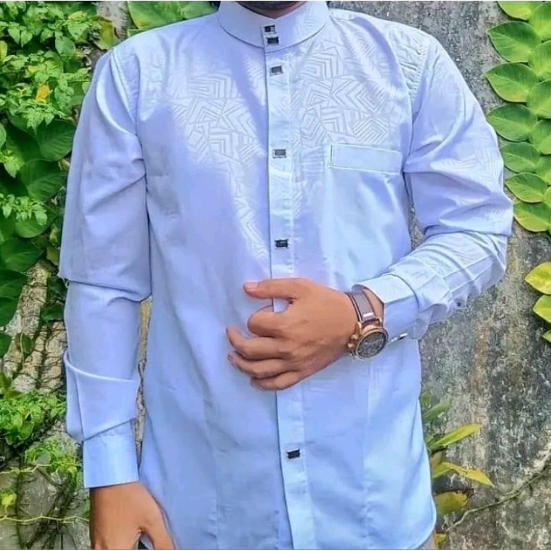 KEMEJA KOKO SULTAN MOTIF ETNIK | KEMKO SULTAN PRIA DEWASA