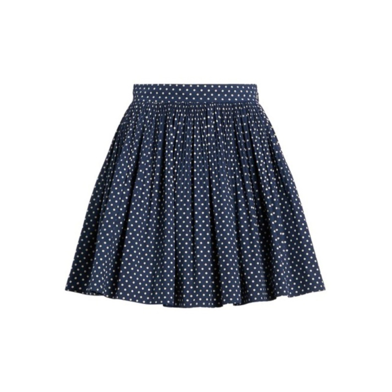 Uniqlo Skirt Rok Wanita Polkadot Preloved