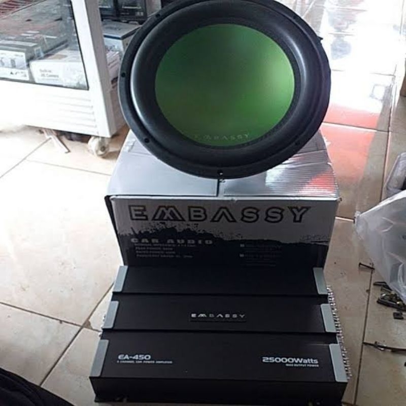 power Embassy  Dan Subwoofer embassy audio mobil