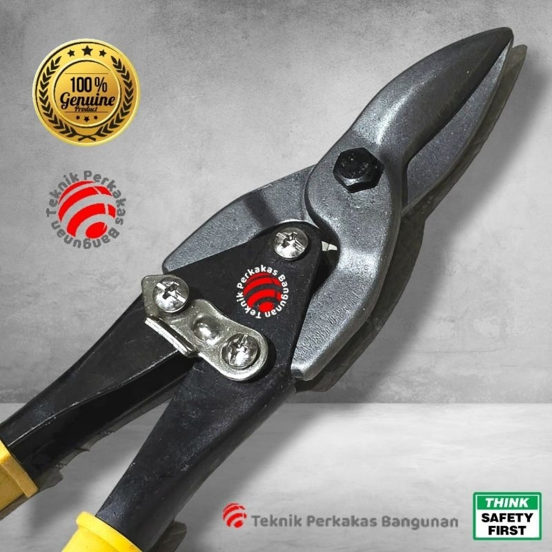 

Gunting holo hollow seng plat besi baja ringan serbaguna 10" Aviation Snip Heavy Duty 50GHHPP