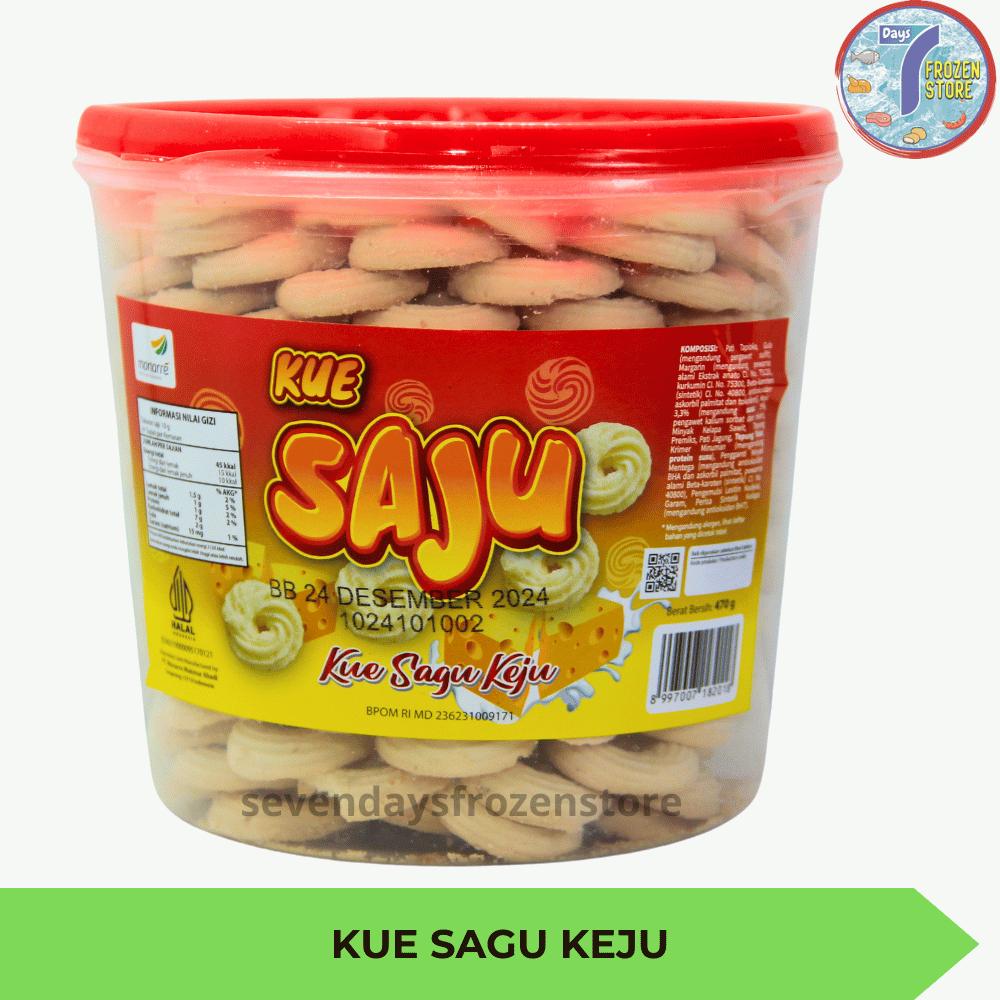

Kue Sagu Keju | Kue Saju Monarre 470 gr