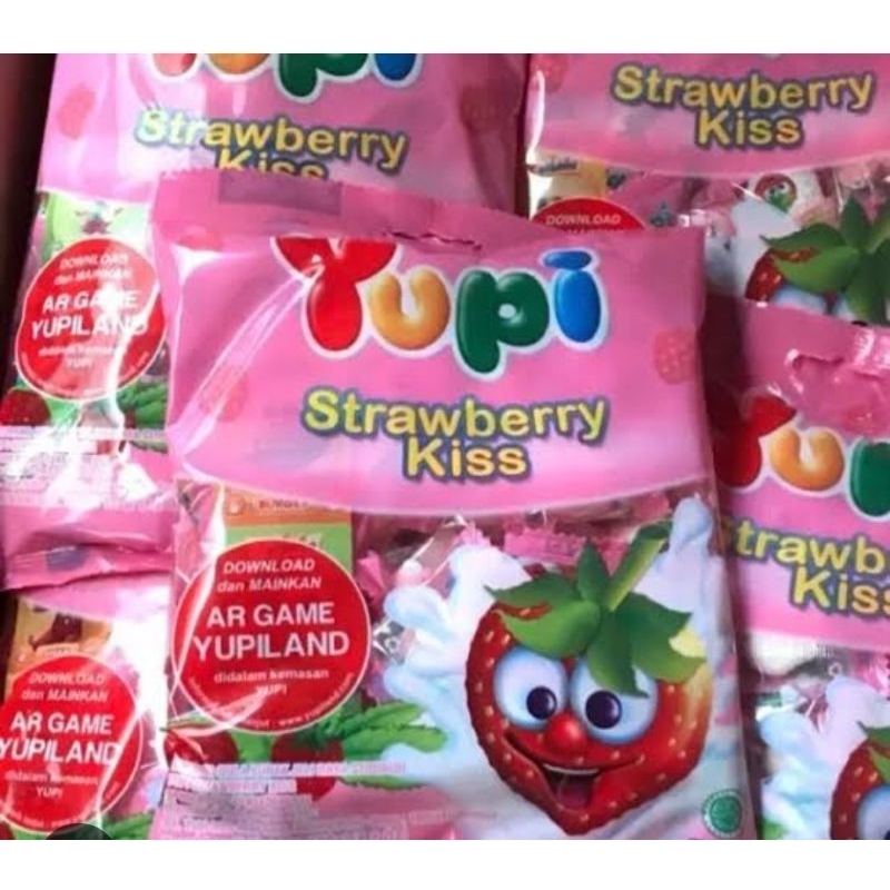 

permen yupi strawberry kiss mango kiss 120 gr kemasan bag