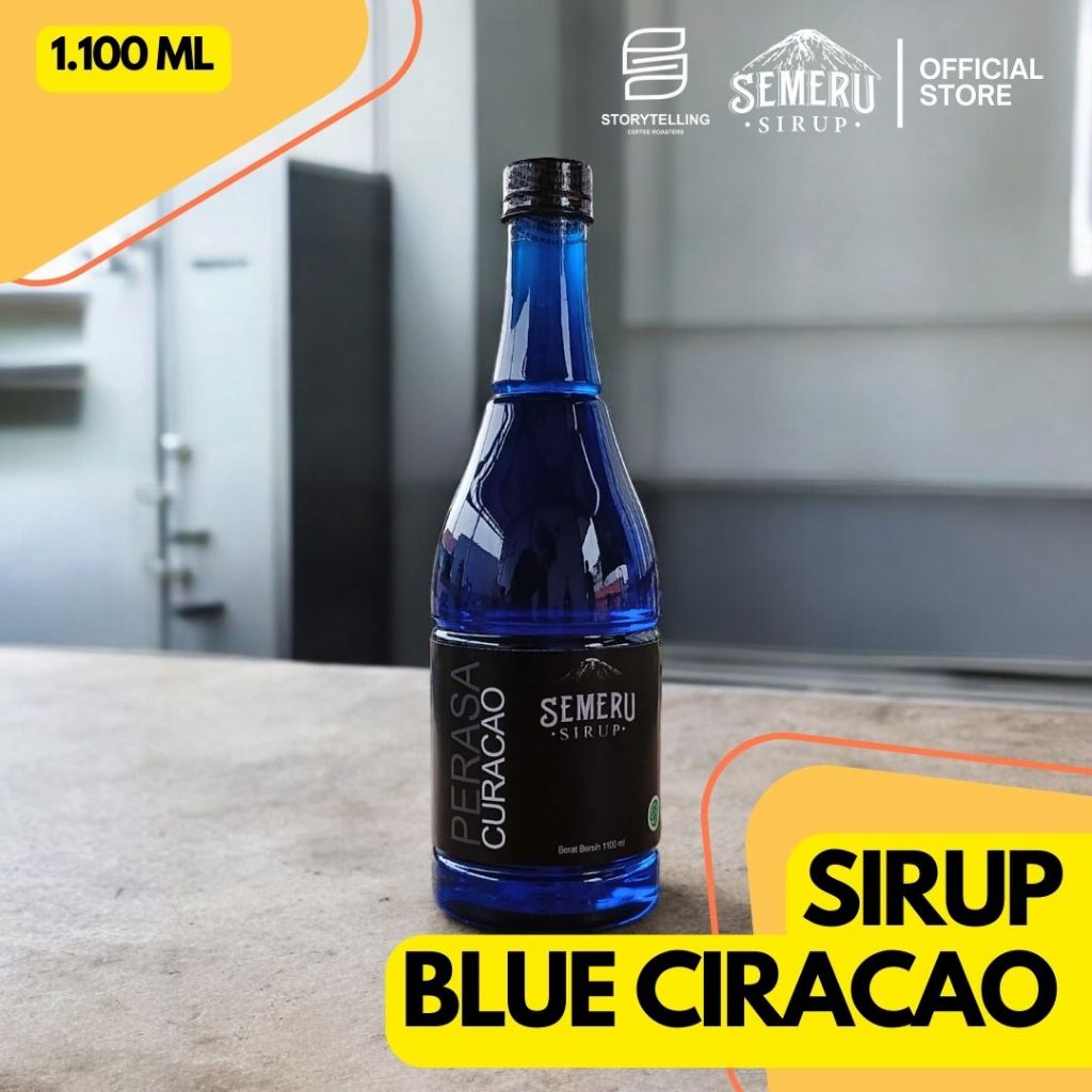 

Sirup Blue Curacao semeru syrup 1100 ml / 1 liter