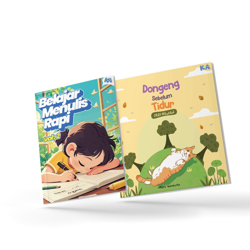 Paket Buku Aktivitas Dongeng Cerita Sebelum Tidur Menuis Rapi Anak Tk Paud