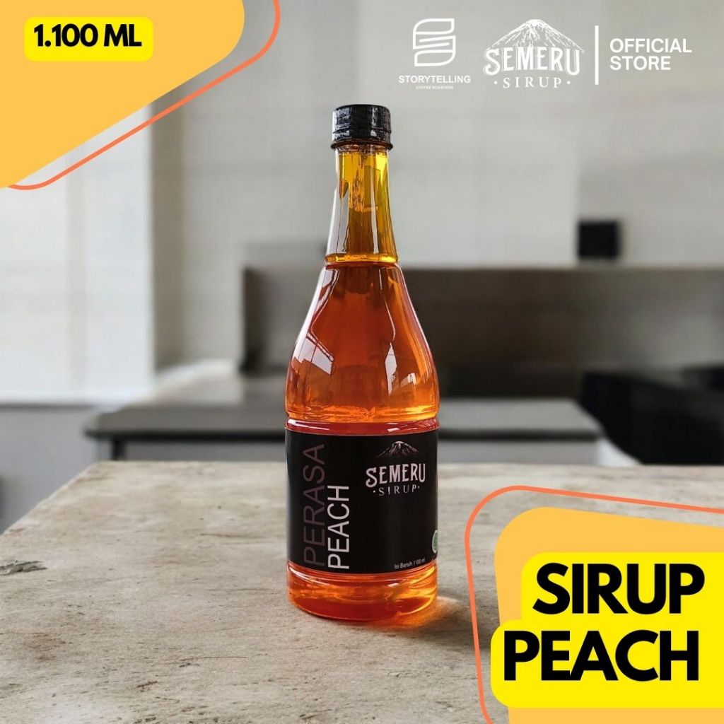 

Sirup Peach semeru syrup 1100 ml / 1 liter