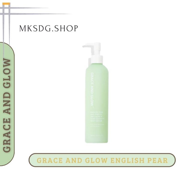Grace and Glow Body Serum Acne English Pearl 300ml