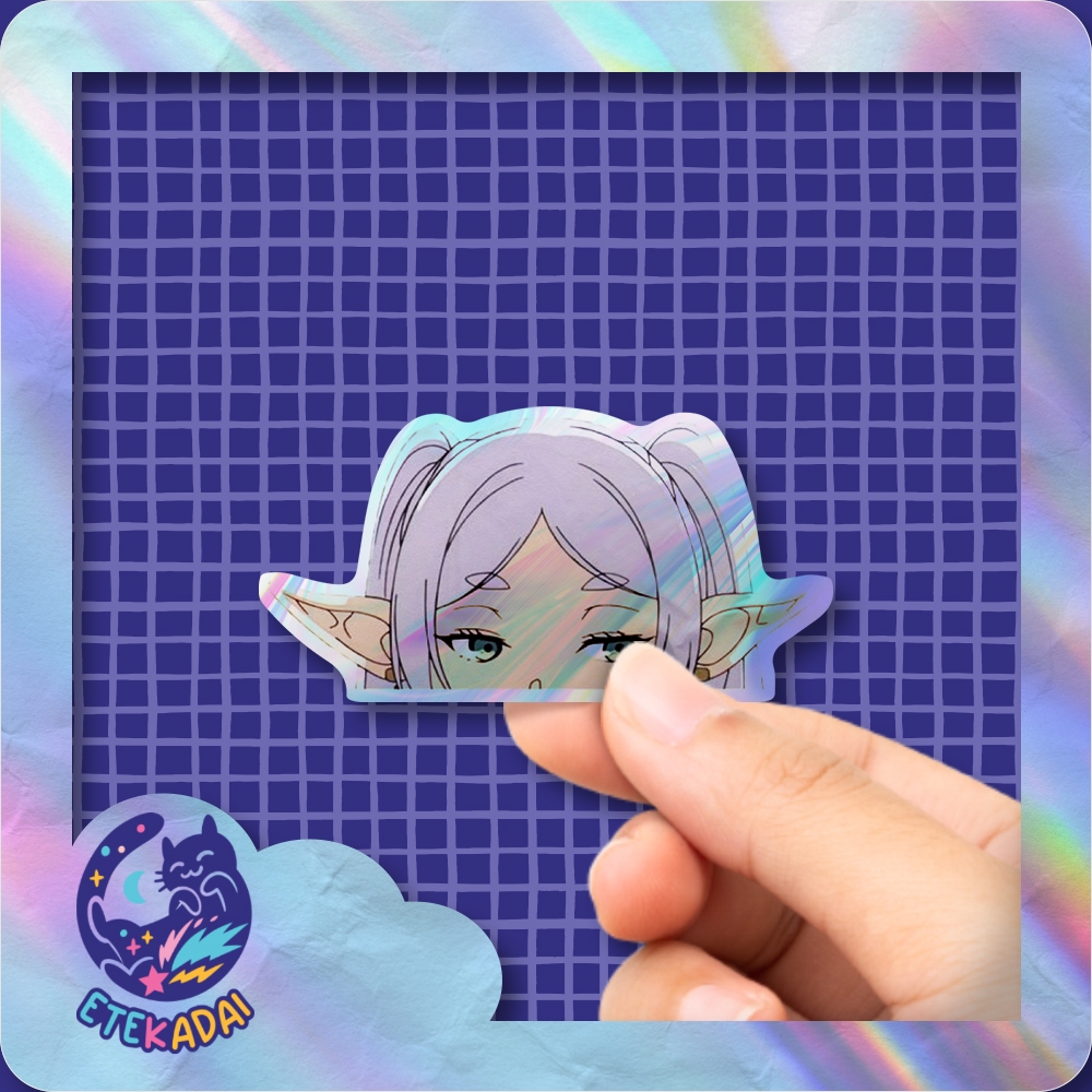 

Stiker Hologram Anime Frieren: Beyond Journey's End
