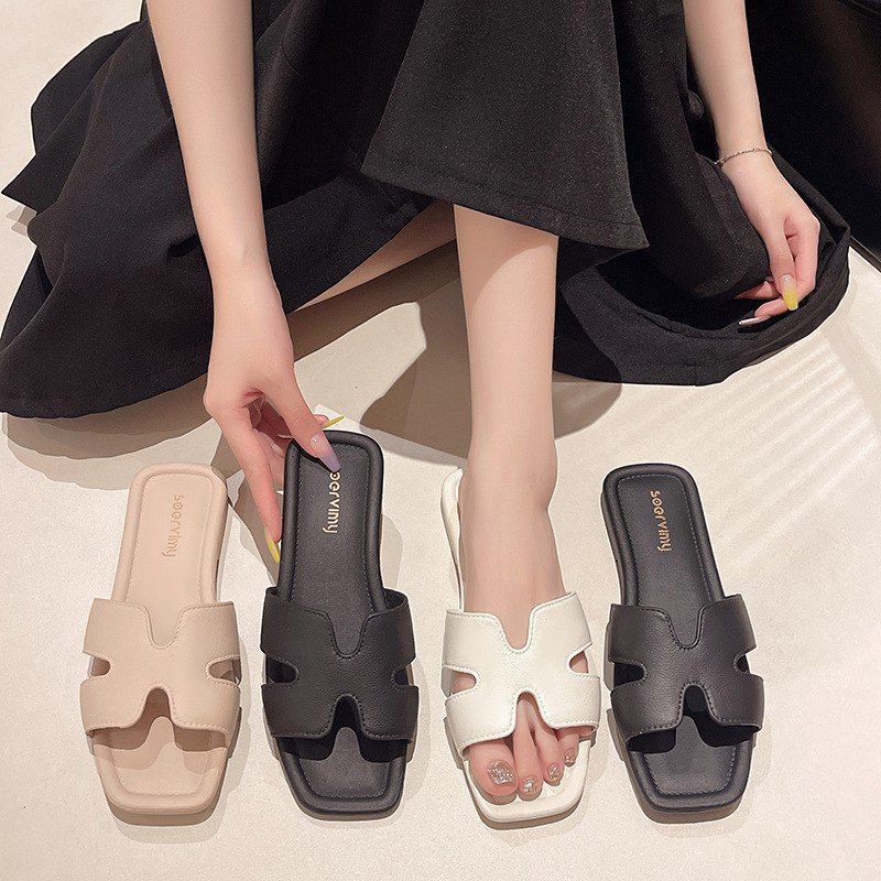 MAHGO SOERVIMY HM SANDAL FLAT SELOP TEPLEK SOERVIMY SENDAL SELOP FLAT TEPLEK SOERVIMY HAK 1CM SENDAL