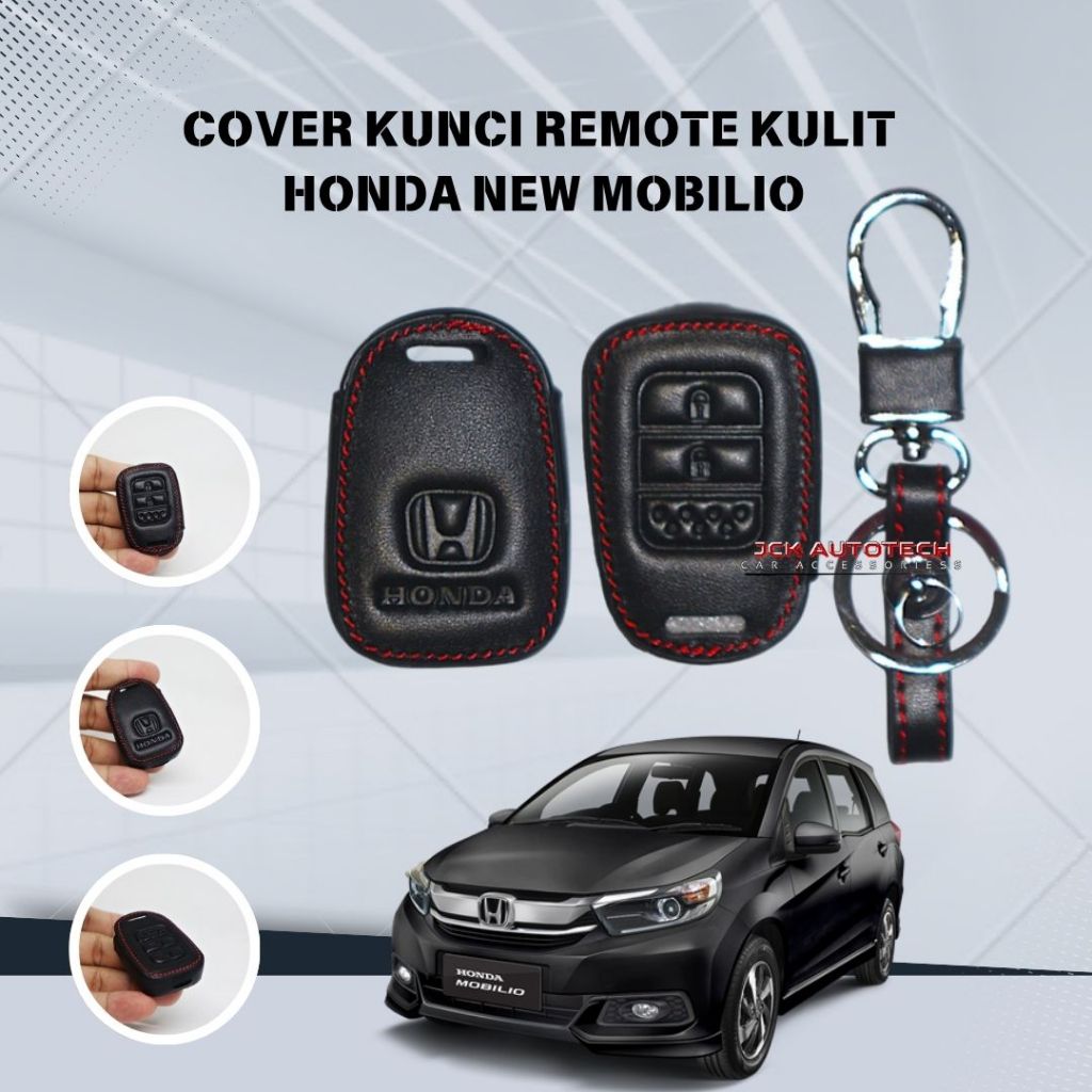 Sarung Kunci Kulit / Cover Kunci Remote Kulit Honda New Mobilio